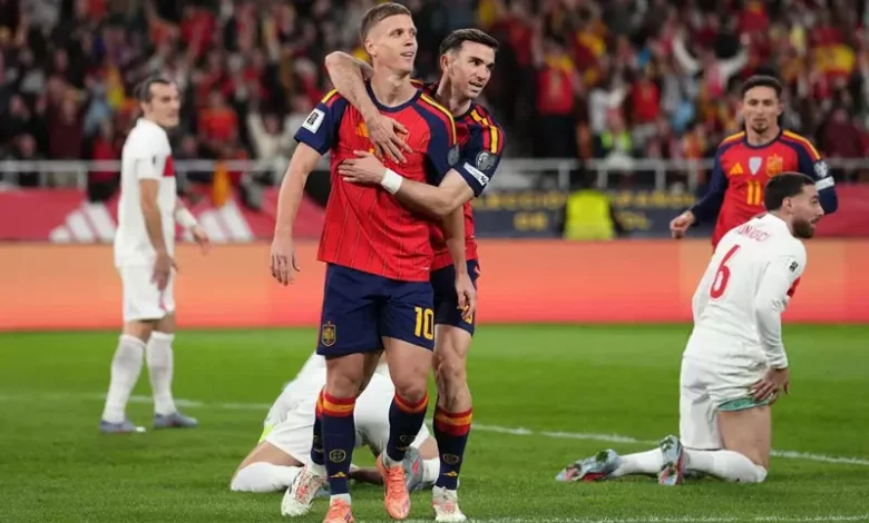 أولمو يستعيد ذاكرة الأهداف مع منتخب إسبانيا