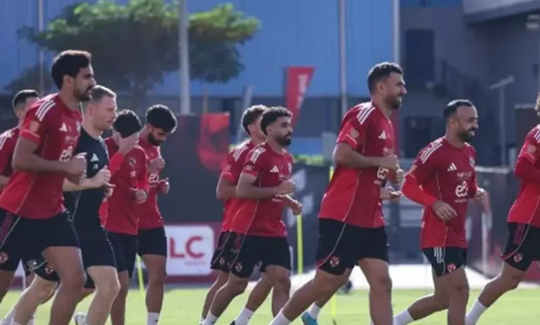 الأهلي ينهي تدريباته في التتش قبل السفر للمغرب