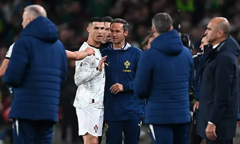 تاريخ رونالدو مع البطاقات الحمراء (صور)