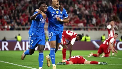 "سوبر هاتريك" أول لمبابي في دوري أبطال أوروبا