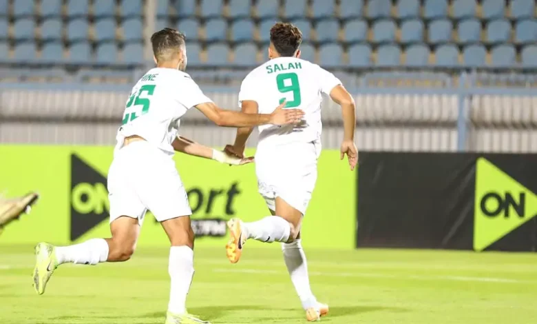 مباراة المصري وكايزر تشيفز تشتعل في 7 دقائق