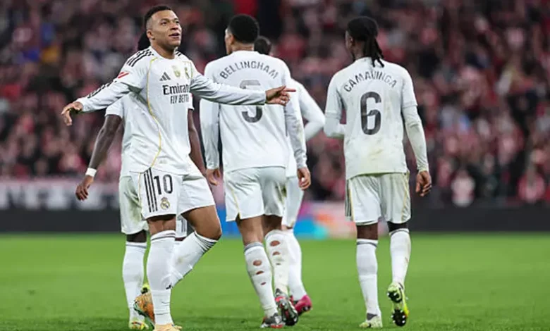 بقيادة مبابي.. ريال مدريد يستعيد توازنه بالفوزعلى بلباو