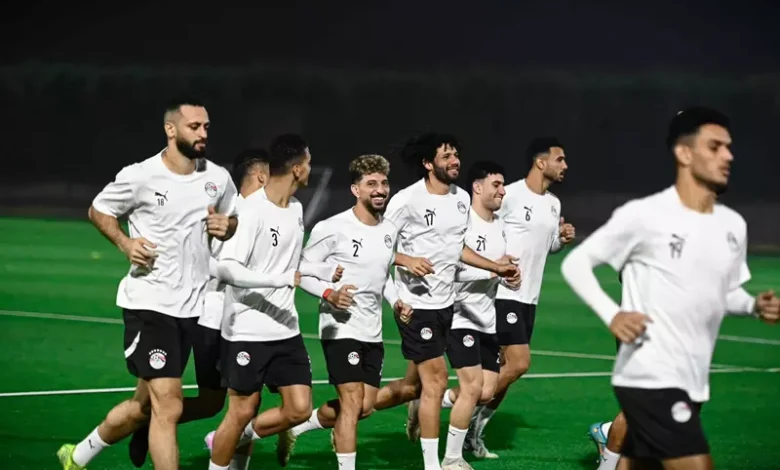 لقطات تخطف الأنظار من مران منتخب مصر الثاني (صور)