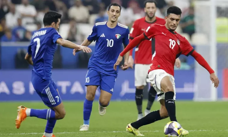 منتخب مصر يفتتح مشواره في كأس العرب بالتعادل مع الكويت